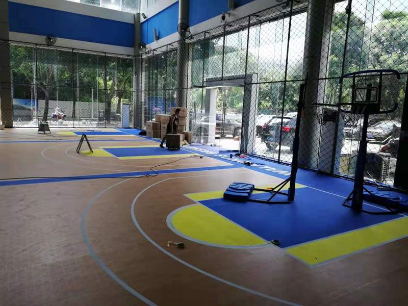 6.1 枫木纹 6.0 定制 广东珠海410平  篮球场