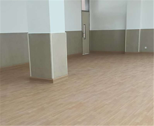 广东顺德区乐从小学316.8平方枫木纹路效果 罗海霞