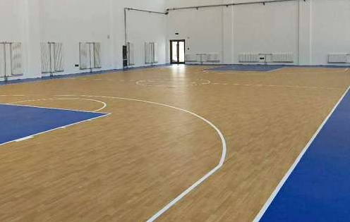 甘肃室内球场6.0木纹和6.0宝石 680平米  田旭